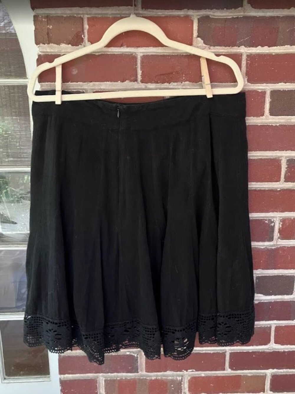 Black French Boho skirt - Picture 2 of 6